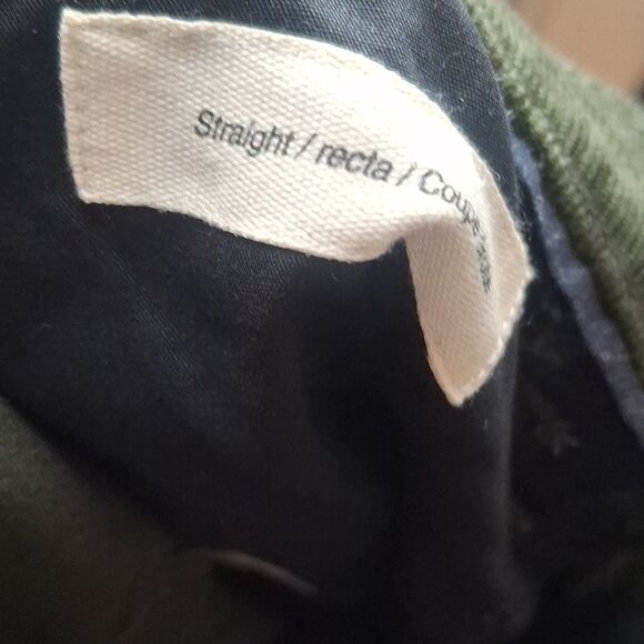 Goodthreads Green Corduroy Pants Straight Leg size 40 x 30 - Picture 5 of 5